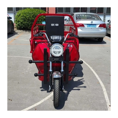 Zware elektrische tuk-tuk driewieler voor vracht 1500*1000*280mm Rijkmilen ≥90km