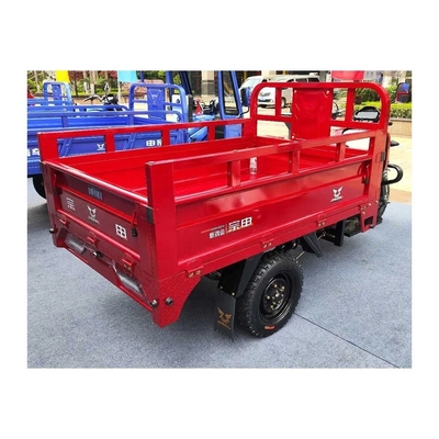 Cargo Truck Benzine motor driewieler in Ghana met 4,50-12 banden grootte