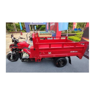 Cargo Truck Benzine motor driewieler in Ghana met 4,50-12 banden grootte