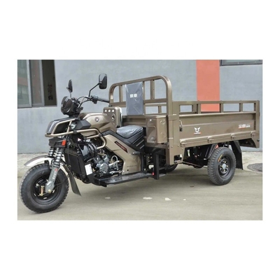 Cargo Truck Benzine motor driewieler in Ghana met 4,50-12 banden grootte