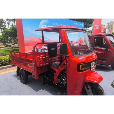 Benzine-trikes 300cc 250cc 3 wielen vrachtmotorfietsen met gesloten cabine en dak