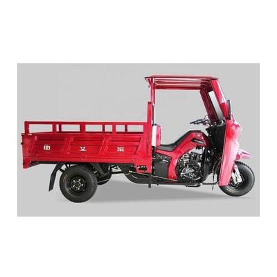 201 250cc benzinemotor zonder borstel met een overdekte dump driewieler met cabine en laadvermogen van ≥ 400 kg