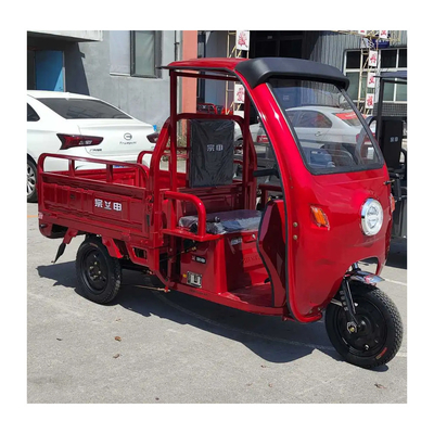 Open Tricycle-Shop Elektrische oplaadbare driewieler met dump Maximale snelheid 50-70Km/h