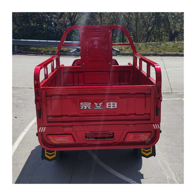 Open Tricycle-Shop Elektrische oplaadbare driewieler met dump Maximale snelheid 50-70Km/h