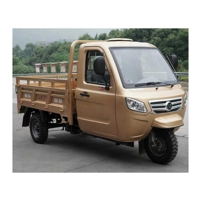 Gesloten cabine benzine fiets trike vrachtwagen driewieler voor volwassen vracht driewieler 250cc