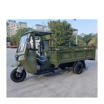 Benzine motor motor auto aangedreven moped vracht driewieler voor 1 passagier nuttige lading capaciteit ≥400kg