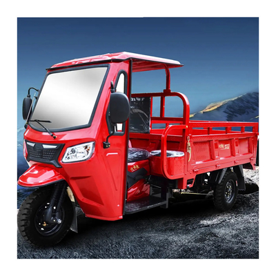 Benzine gemotoriseerde Tanzania driewieler voor vracht 4-takt automatische dump type motorfiets