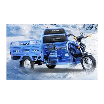 Klasse Ghana EV Motor Driewieler driewieler met cabine Front Drum Achter Drum Brek Systeem