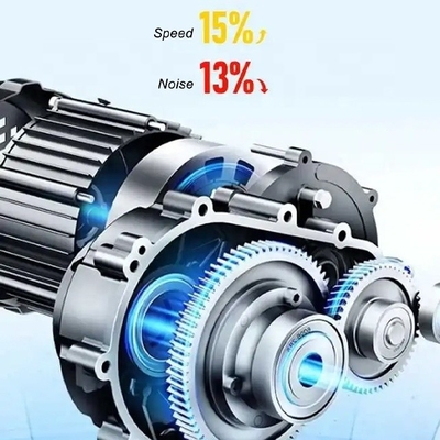 351-500w elektrische driewieler met passagiersstoel en voordrommel Achterdrommelrem