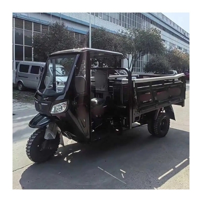 Ghana Tricycle Gasoline 300cc 3 Wheels Cargo Motorcycle met dak en open carrossery type