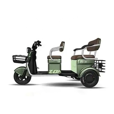 Passagiers elektrische driewieler / 3 wielen 500W kleine scooter fiets / 2 personen capaciteit