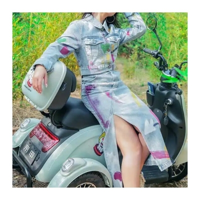 Voor/achter 3.00-8 Vacuumbanden Elektrische driewielerscooter voor meisjes Open carrossery type