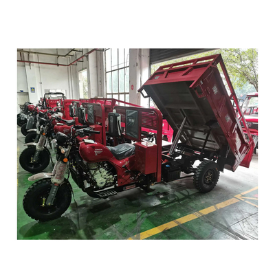3500*1440*1450mm gemotoriseerde driewieler met 250cc motor en maximale snelheid van 50-70Km/h