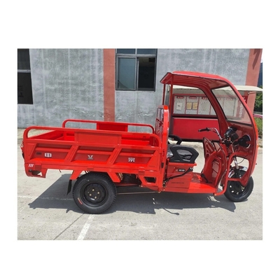 1980 mm wielbasis elektrische driewieler met gesloten cabine en 6 blad veer achterophanging