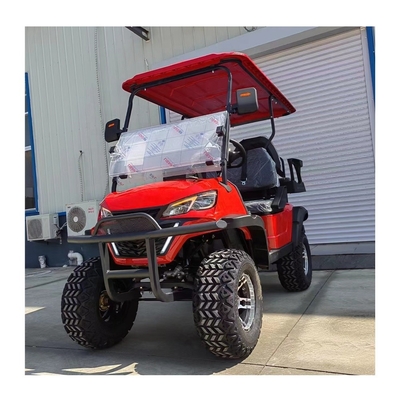 15-20° Grade Ability 2 2 Off Road EV Golfkarren met aangepaste Vintage 4 Wheel Drive