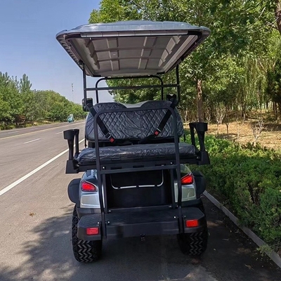 4 zitplaatsen elektrische golfkar staan positie van staart Caddie 48V LiFePO4 lithiumbatterijen
