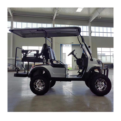 4 wiel aandrijving 4 zitplaatsen elektrische golfkar met een minimale afstand van 100-150 mm