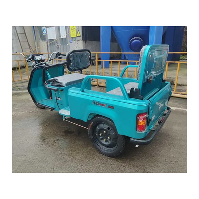 Functionele configuratie 60V elektrische vracht driewieler motorfiets voor 2 personen in Turkije